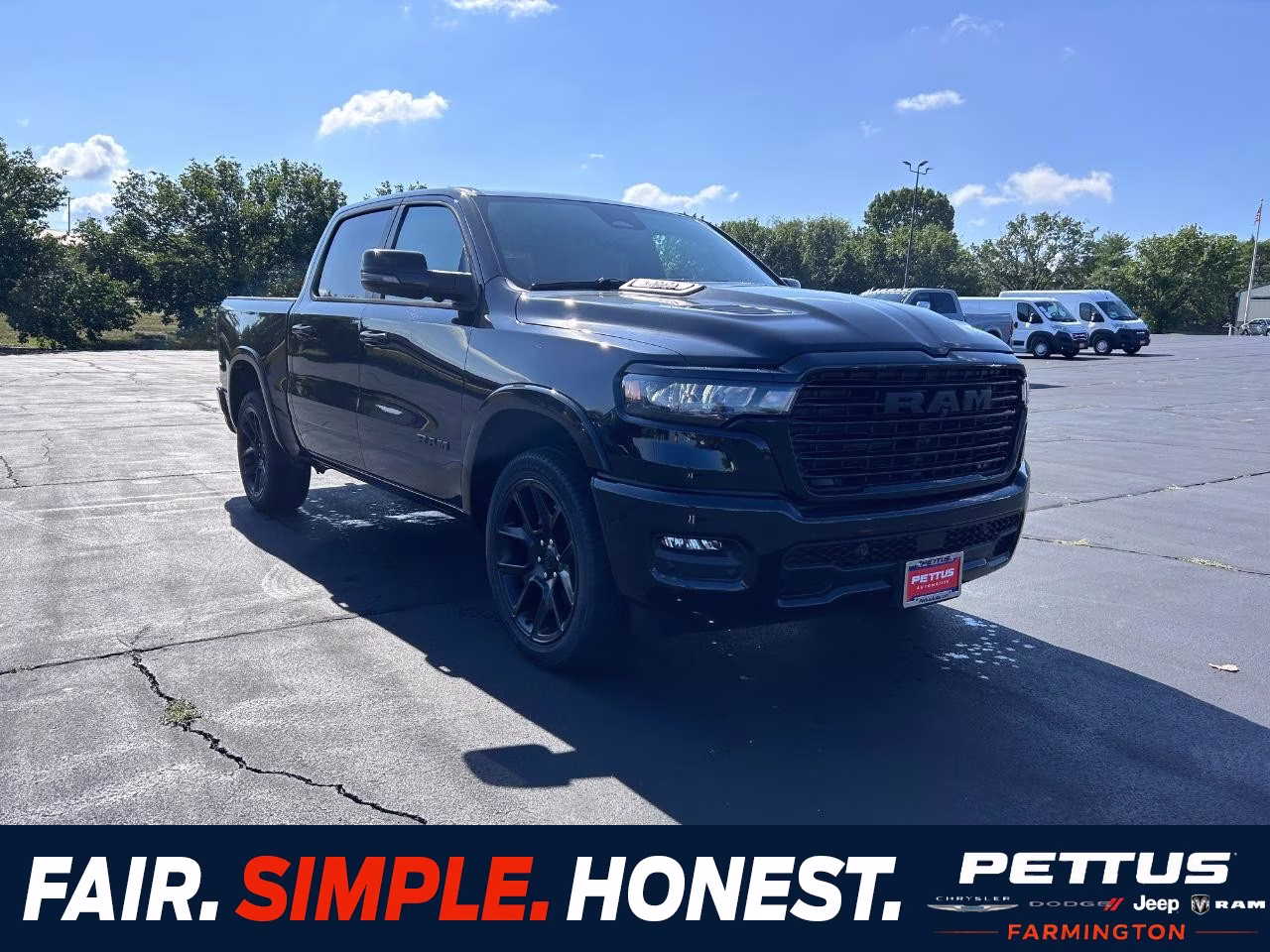2026 Diamond Black Crystal Pearlcoat Ram 1500 Laramie 4X4 Truck