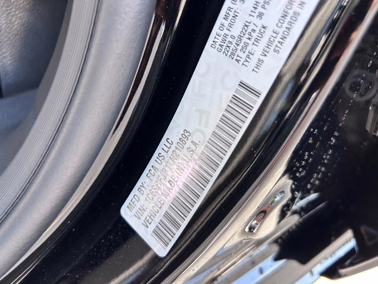 2026 Diamond Black Crystal Pearlcoat Ram 1500 Laramie 4X4 Truck