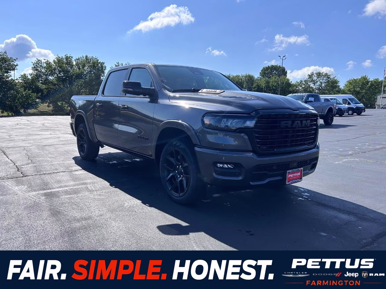 2026 Granite Crystal Metallic Clearcoat Ram 1500 Laramie 4X4 Truck