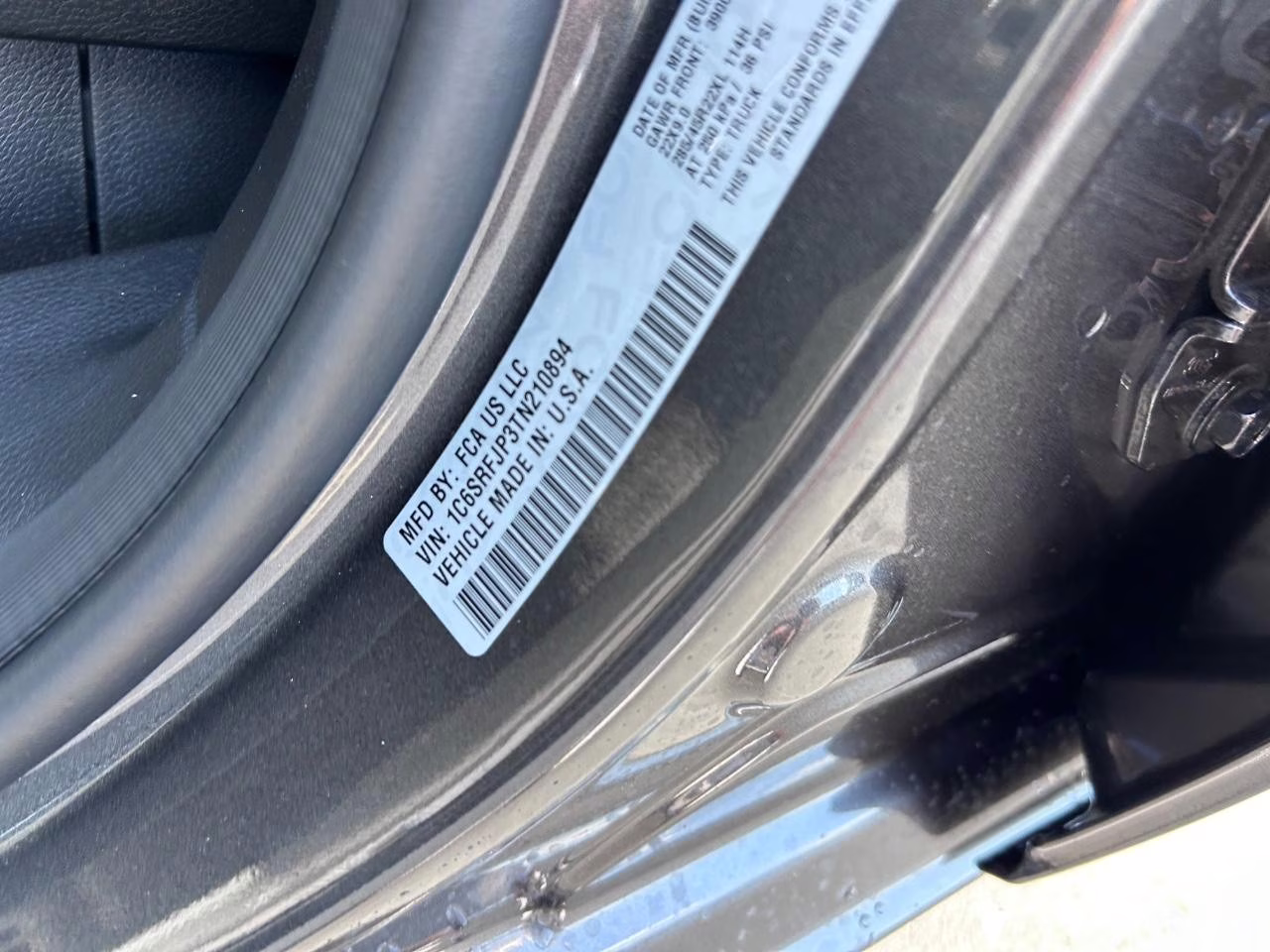 2026 Granite Crystal Metallic Clearcoat Ram 1500 Laramie 4X4 Truck