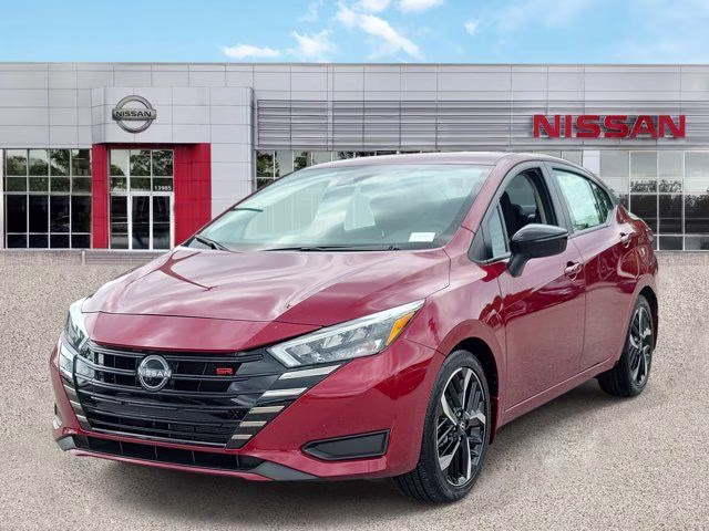 2025 Scarlet Ember Tintcoat Nissan Versa 1.6 SR FWD Sedan