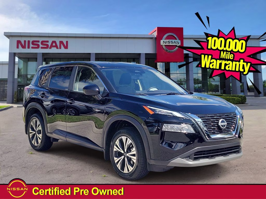 2023 Super Black Nissan Rogue SV FWD SUV