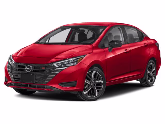 2025 Scarlet Ember Tintcoat Nissan Versa 1.6 SR FWD Sedan
