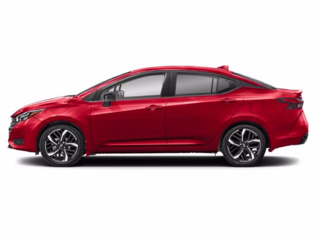 2025 Scarlet Ember Tintcoat Nissan Versa 1.6 SR FWD Sedan