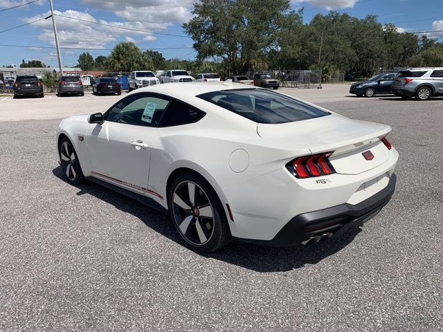 2025 Wimbledon White Ford Mustang GT Premium RWD Coupe