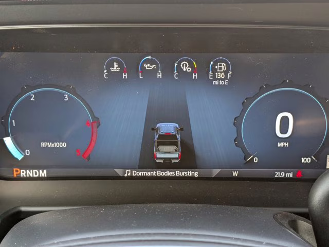 2025 Agate Black Metallic Ford Super Duty F-350 SRW Crew Cab 4x4 High Output Diesel Lariat FX4 4X4 Truck