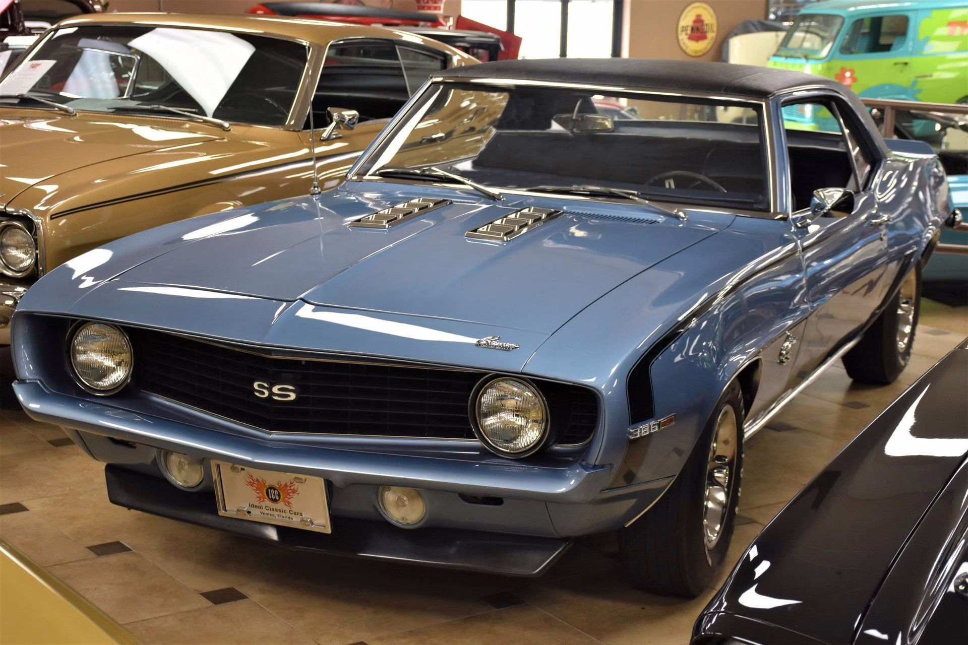 1969 Glacier Blue Chevrolet Camaro Z/28 - DZ 302C.I. V8, 4-Speed Coupe