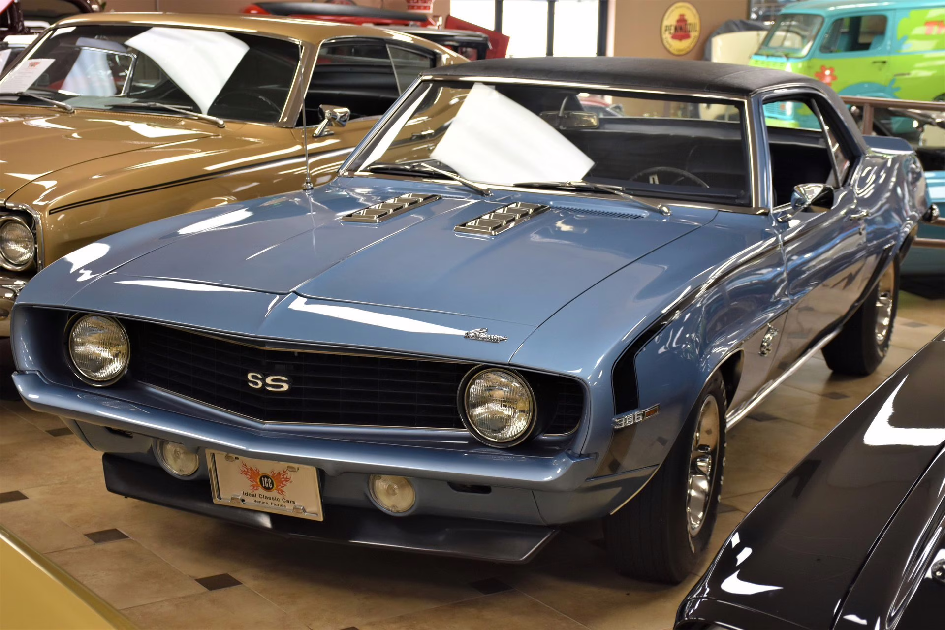 1969 Glacier Blue Chevrolet Camaro Z/28 - DZ 302C.I. V8, 4-Speed Coupe