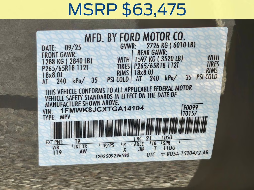 2026 Marsh Gray Ford Explorer Tremor 4X4 SUV