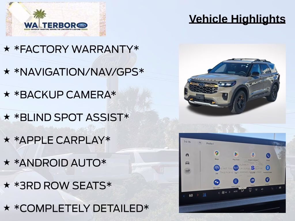 2026 Marsh Gray Ford Explorer Tremor 4X4 SUV