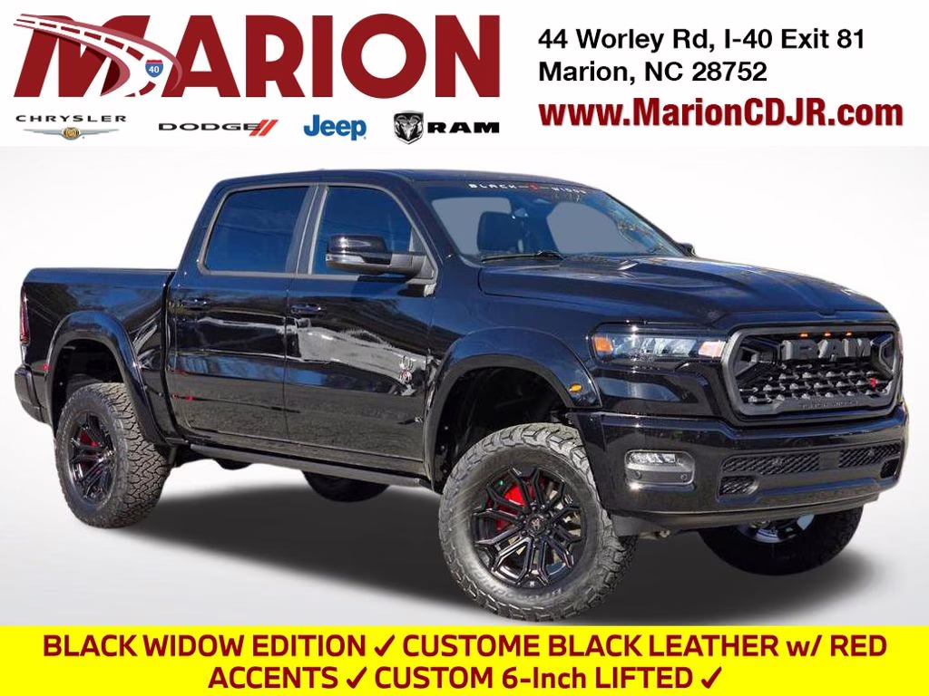 2026 Diamond Black Crystal Pearlcoat Ram 1500 Big Horn/Lone Star 4X4 Truck