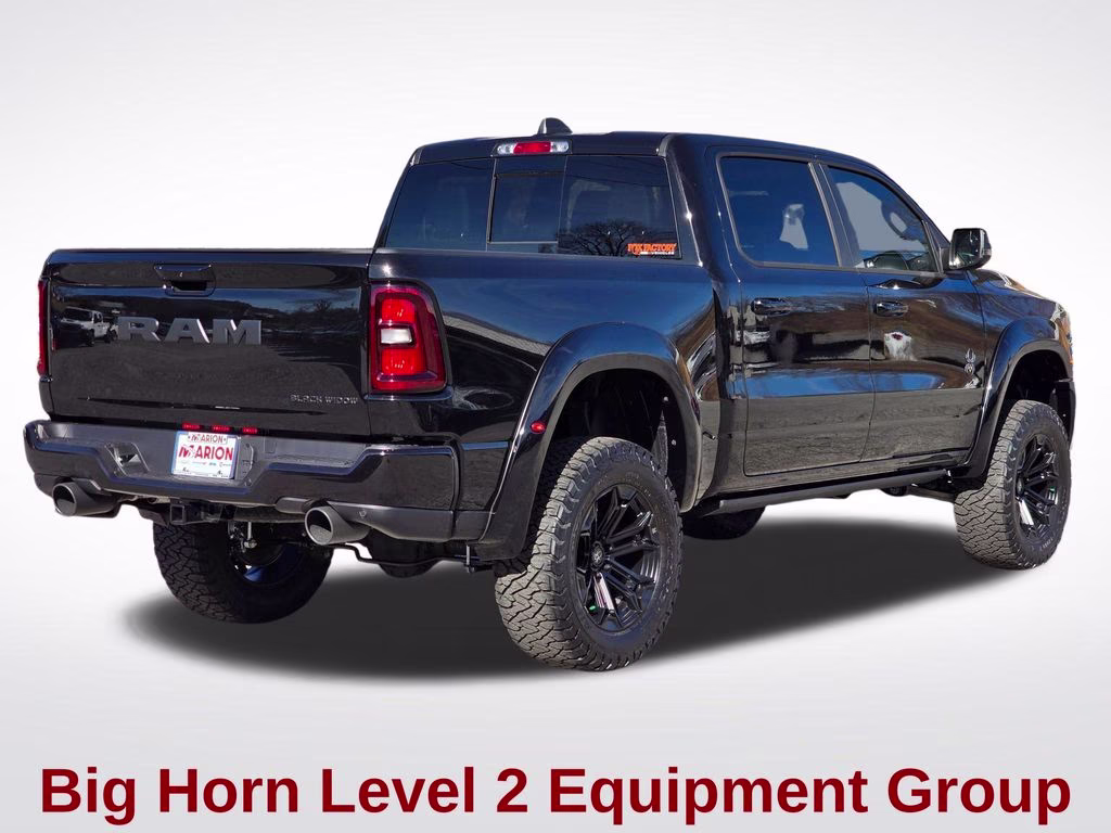2026 Diamond Black Crystal Pearlcoat Ram 1500 Big Horn/Lone Star 4X4 Truck
