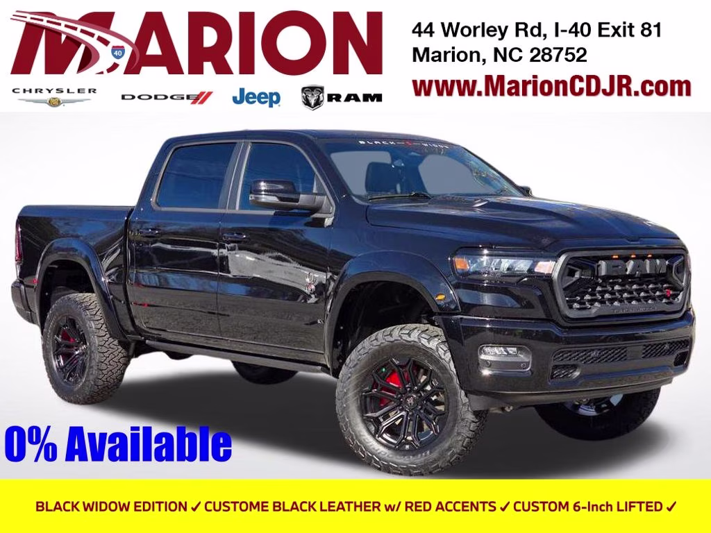 2026 Diamond Black Crystal Pearlcoat Ram 1500 Big Horn/Lone Star 4X4 Truck