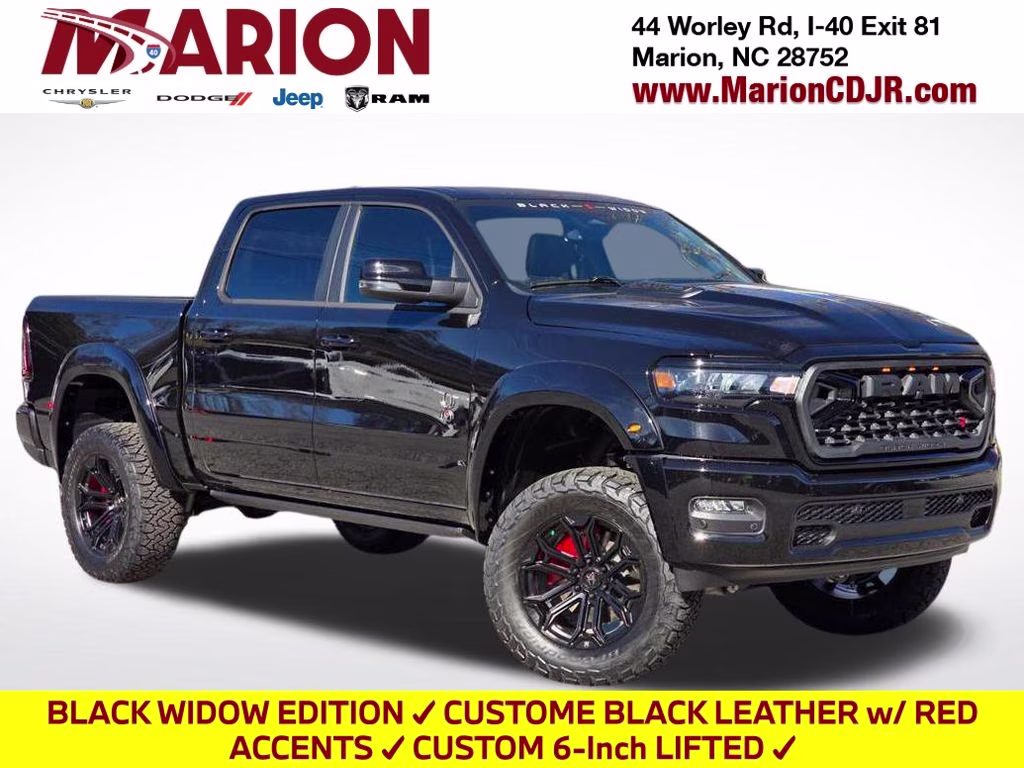 2026 Diamond Black Crystal Pearlcoat Ram 1500 Big Horn/Lone Star 4X4 Truck