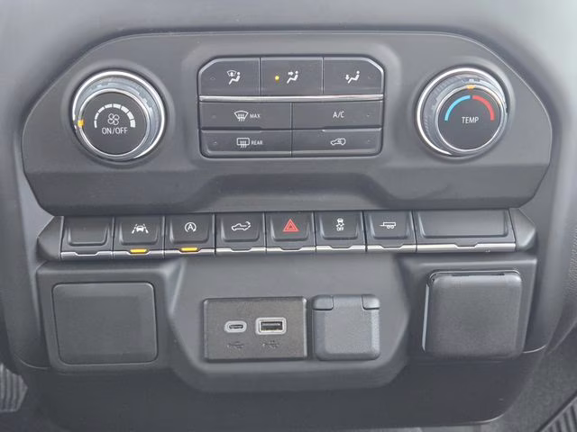 2025 Summit White Chevrolet Silverado 1500 Custom RWD Truck