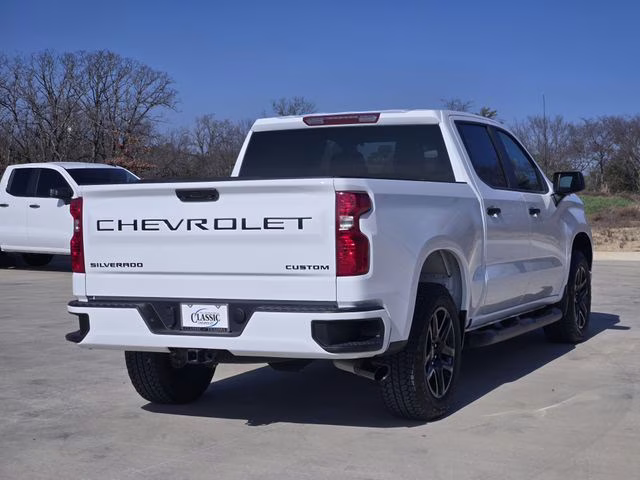 2025 Summit White Chevrolet Silverado 1500 Custom RWD Truck