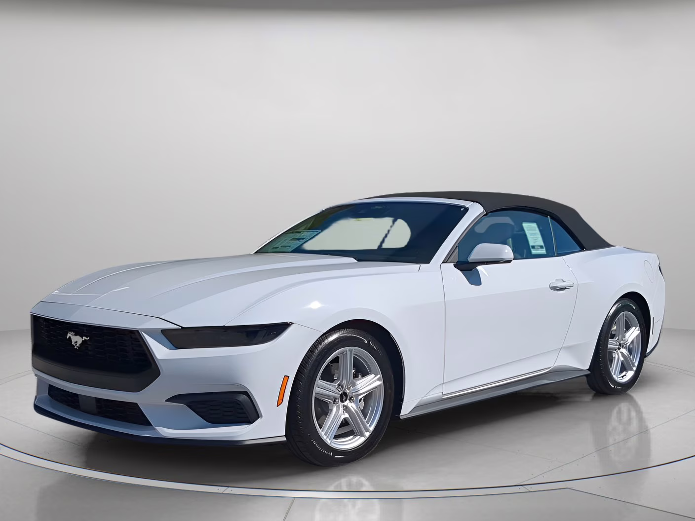 2026 Oxford White Ford Mustang EcoBoost Premium RWD Convertible