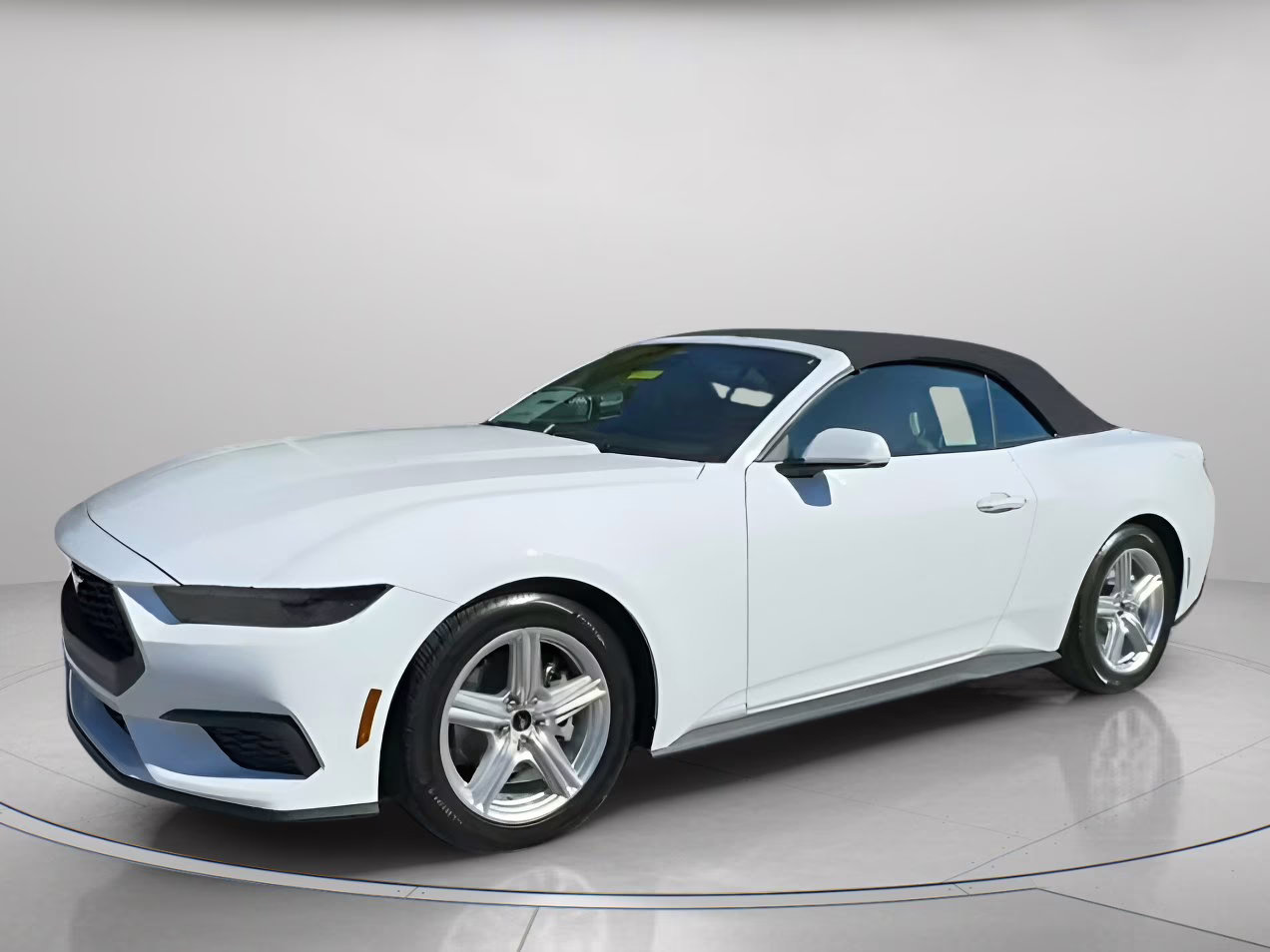 2026 Oxford White Ford Mustang EcoBoost Premium RWD Convertible