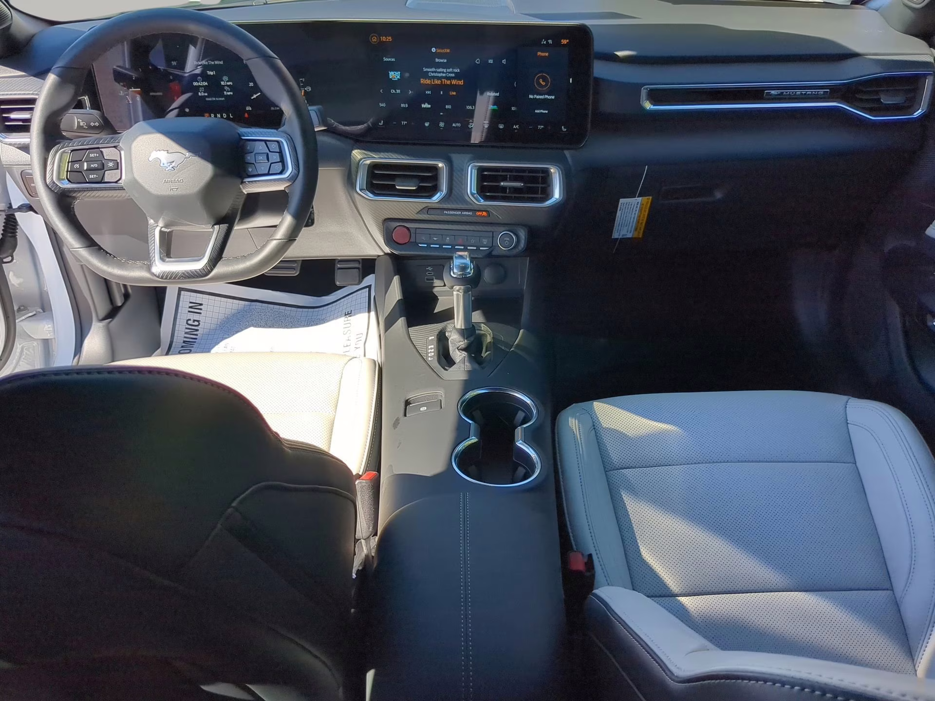 2026 Oxford White Ford Mustang EcoBoost Premium RWD Convertible