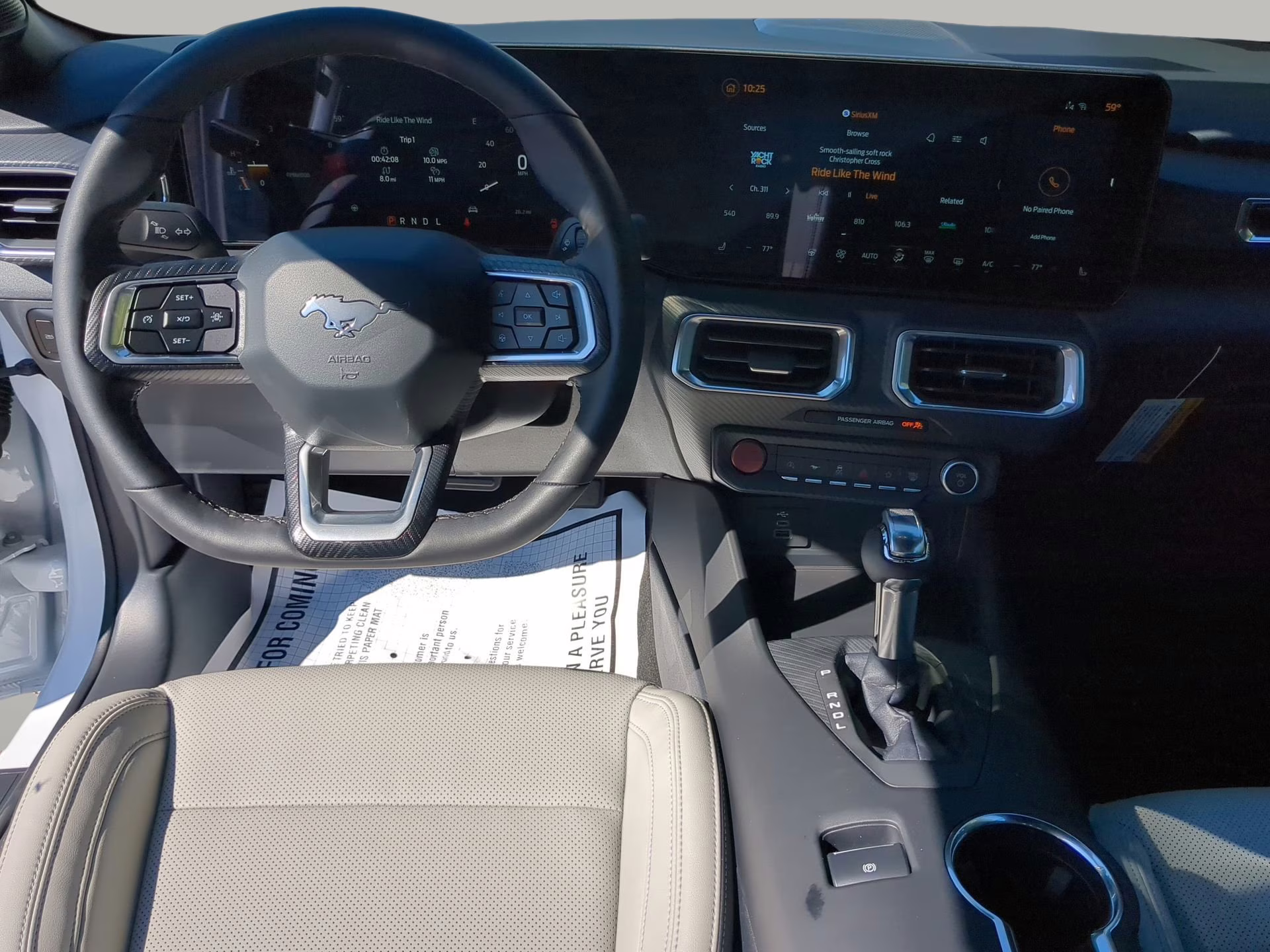 2026 Oxford White Ford Mustang EcoBoost Premium RWD Convertible