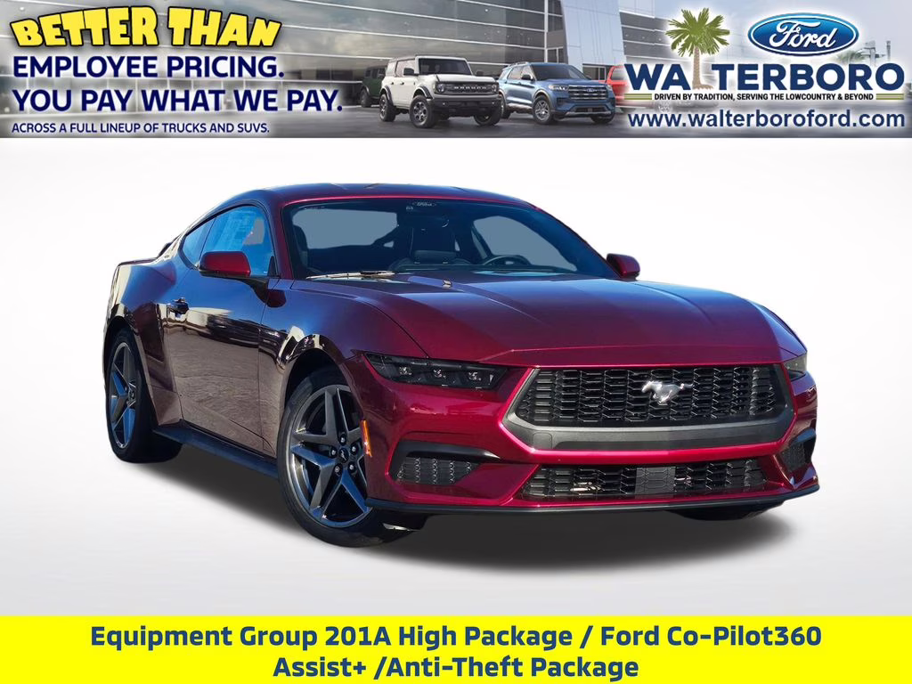 2026 Molten Magenta Metallic Tinted Clearcoat Ford Mustang EcoBoost Premium RWD Coupe