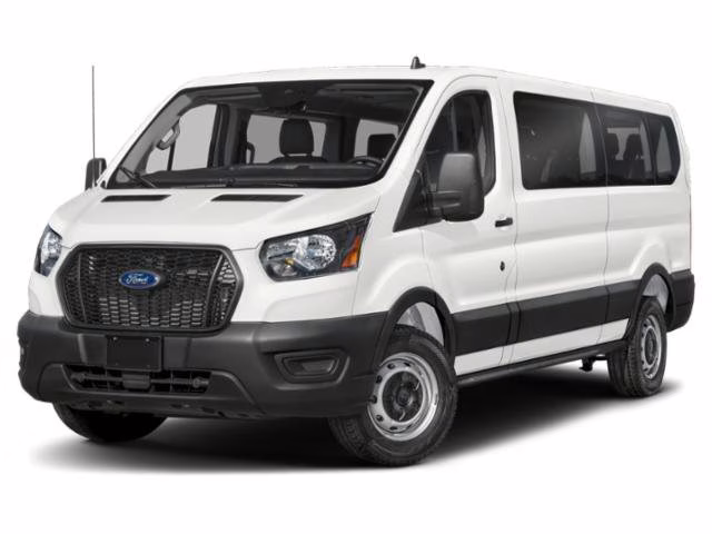 2024 White Ford Transit Passenger Wagon XL RWD Van