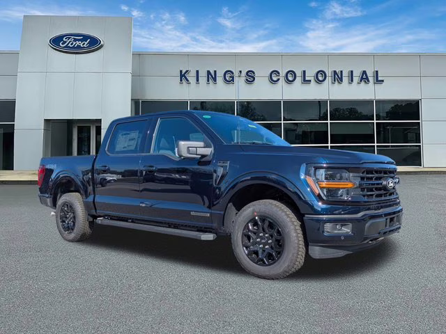 2025 Antimatter Blue Metallic Ford F-150 Crew Cab 4x4 XLT 4X4 Truck