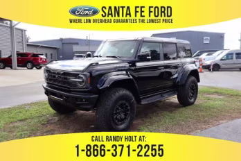 2025 Black Ford Bronco Raptor 4X4 Convertible