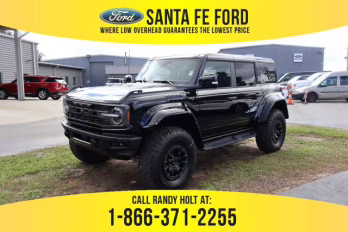 2025 Black Ford Bronco Raptor 4X4 Convertible