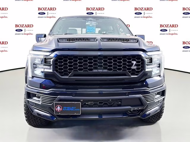 2025 Antimatter Blue Metallic Ford F-150 Lariat Shelby 4X4 Truck