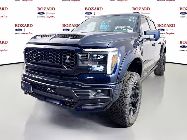 2025 Antimatter Blue Metallic Ford F-150 Lariat Shelby 4X4 Truck