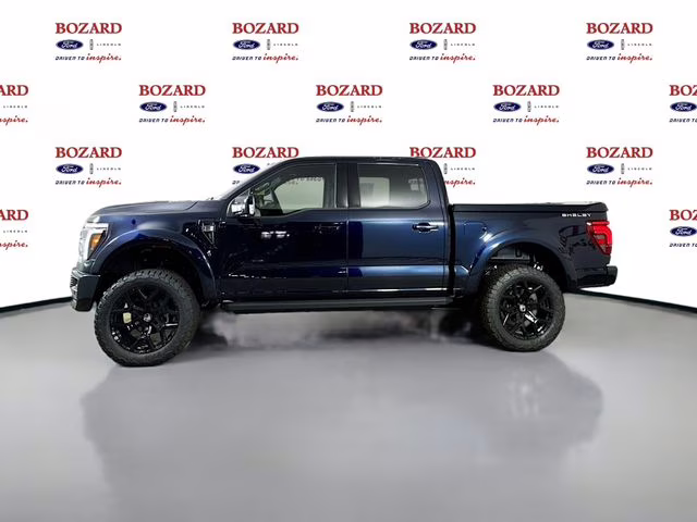2025 Antimatter Blue Metallic Ford F-150 Lariat Shelby 4X4 Truck