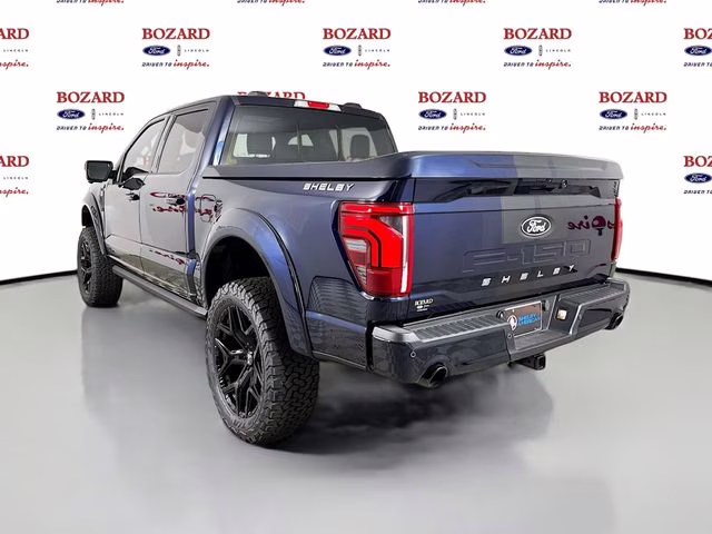 2025 Antimatter Blue Metallic Ford F-150 Lariat Shelby 4X4 Truck
