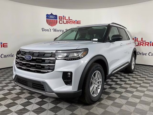 2025 White Metallic Ford Explorer Active RWD SUV