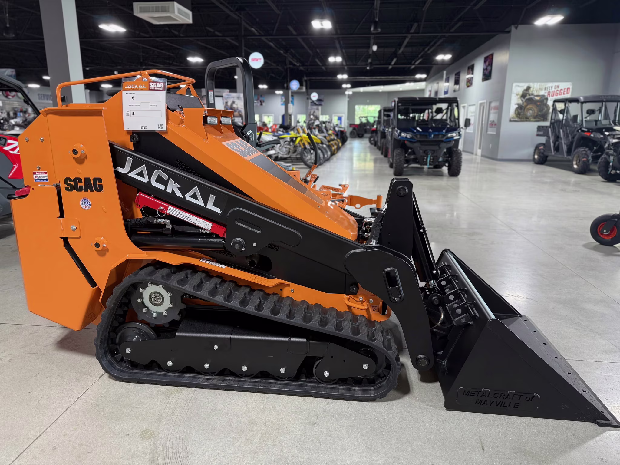 2025 - SCAG Jackal Stand-On Mini Skid Steer Construction Equipment