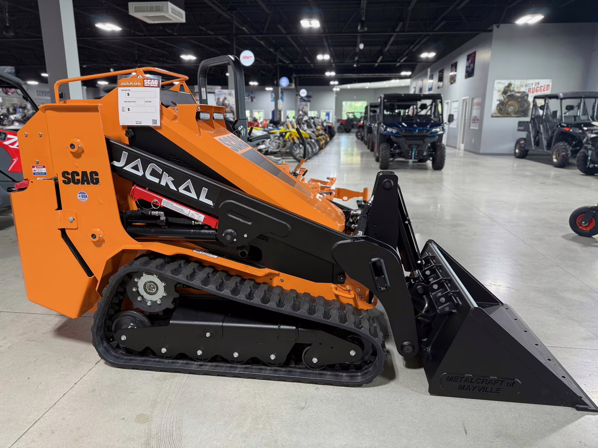 2025 - SCAG Jackal Stand-On Mini Skid Steer Construction Equipment