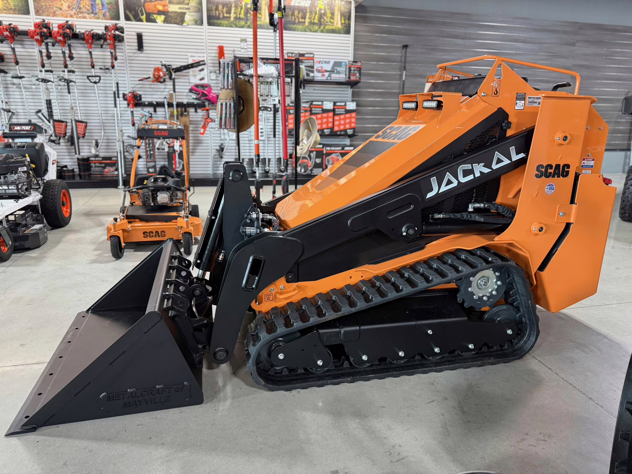 2025 - SCAG Jackal Stand-On Mini Skid Steer Construction Equipment