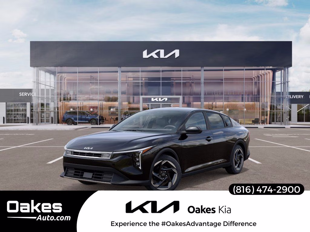 2025 Aurora Black Pearl Kia K4 EX FWD Sedan