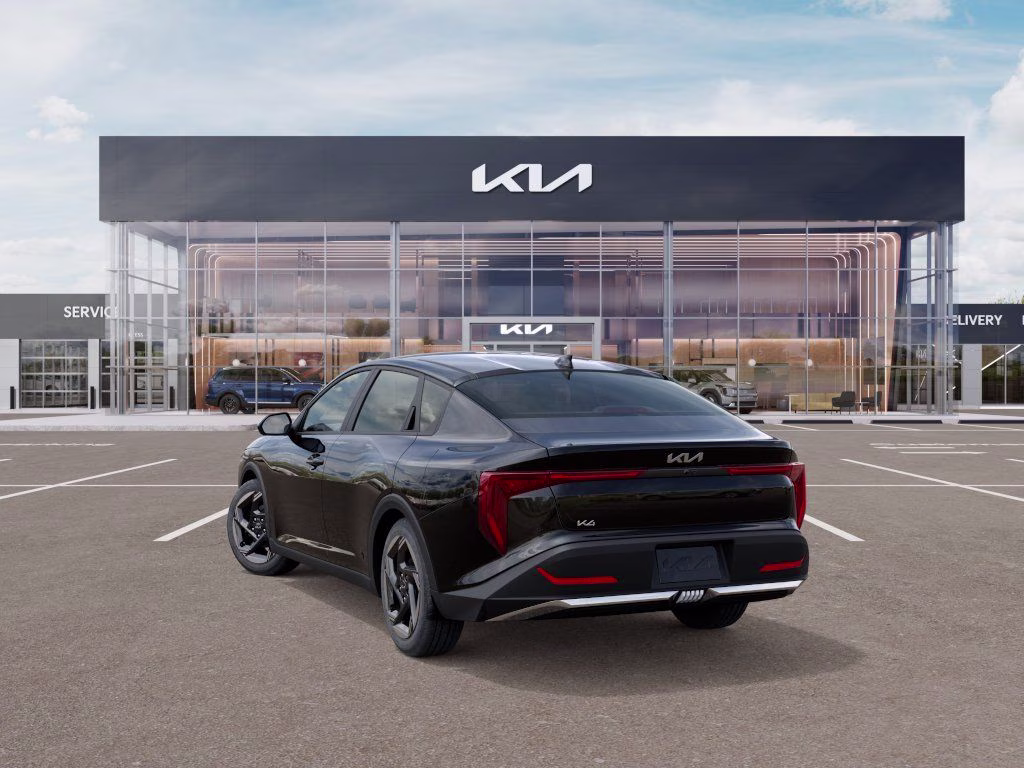 2025 Aurora Black Pearl Kia K4 EX FWD Sedan