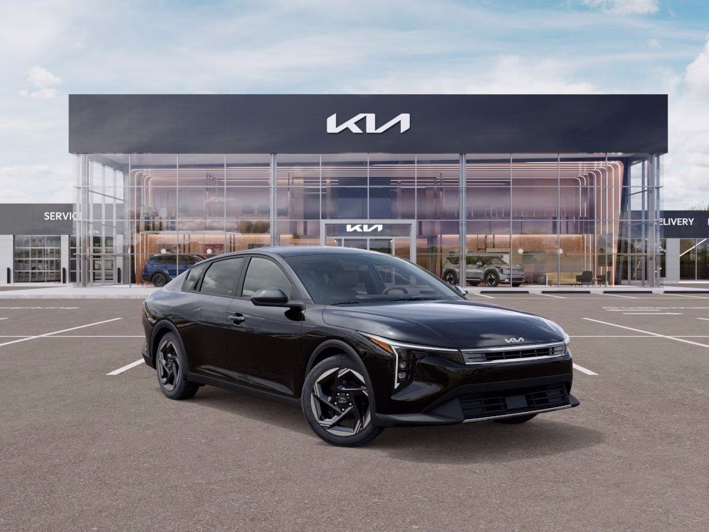 2025 Aurora Black Pearl Kia K4 EX FWD Sedan