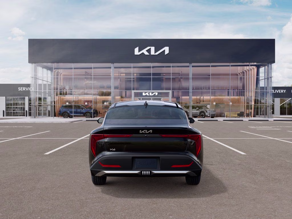 2025 Aurora Black Pearl Kia K4 EX FWD Sedan