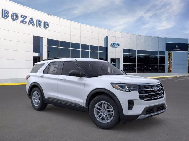2026 Space White Metallic Ford Explorer Active RWD SUV