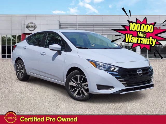 2025 Gray Sky Pearl Nissan Versa 1.6 SV FWD Sedan