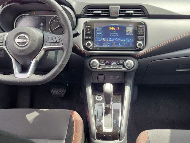 2025 Aspen White Tricoat Nissan Versa 1.6 SR FWD Sedan