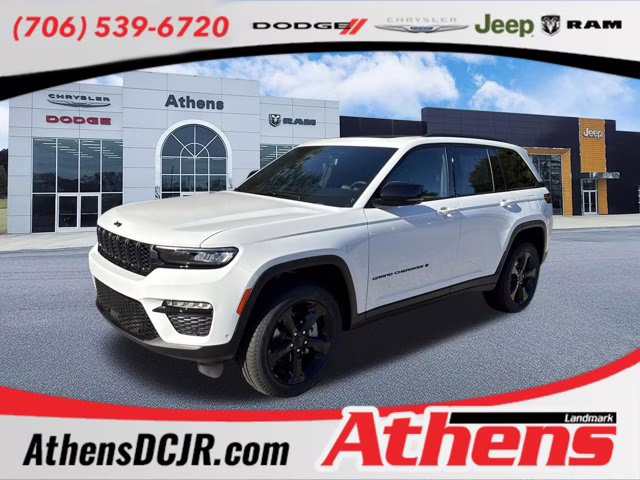 2025 Bright White Clearcoat Jeep Grand Cherokee Limited 4X4 SUV