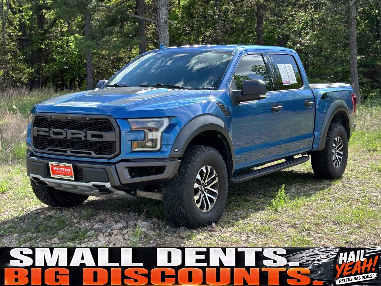 2019 Velocity Blue Metallic Ford F-150 Raptor 4X4 Truck