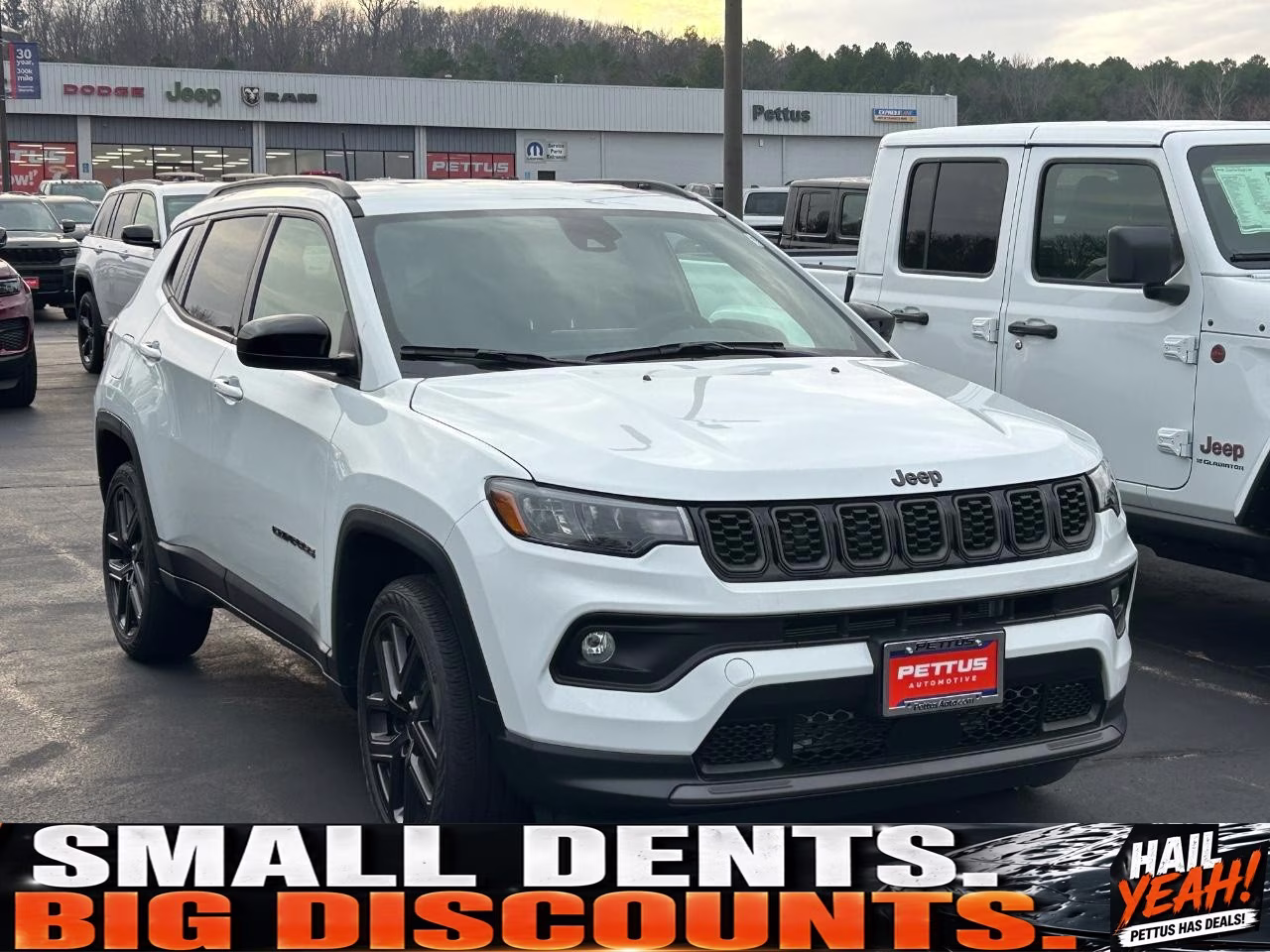 2026 Bright White Clearcoat Jeep Compass Latitude 4X4 SUV