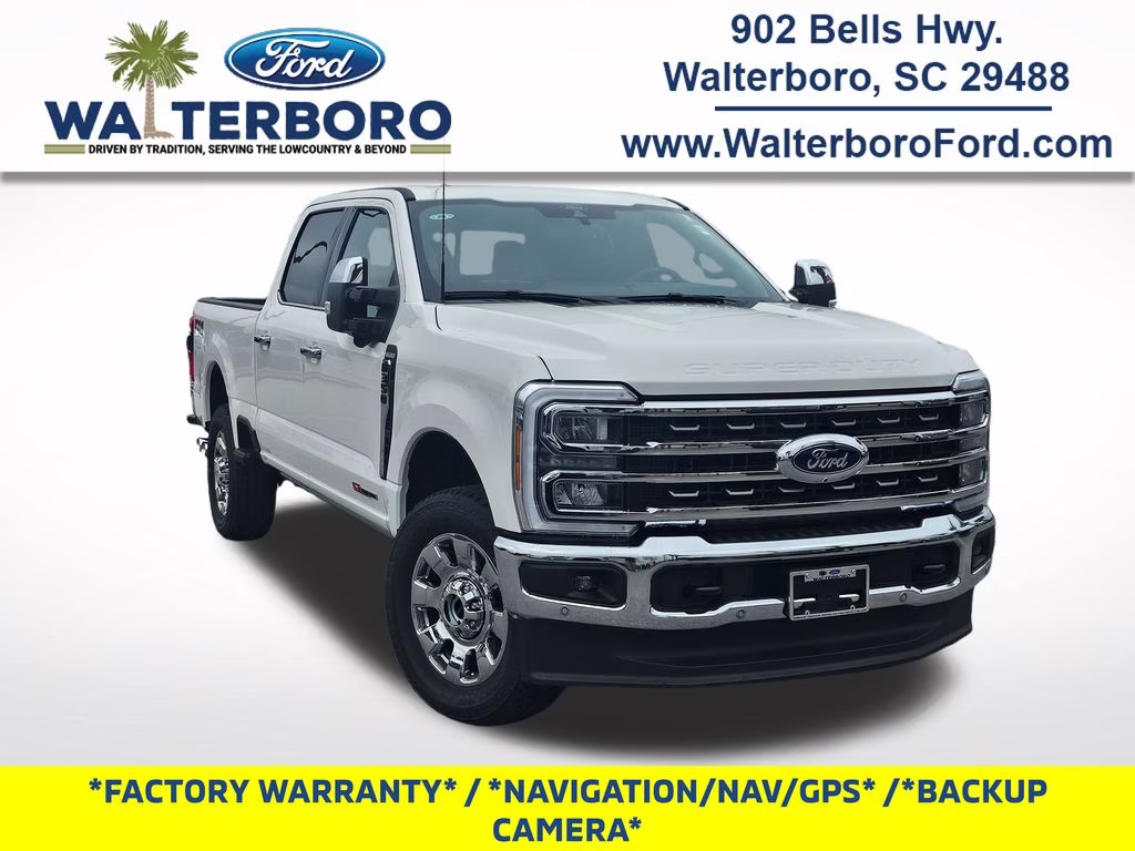 2026 Star White Metallic Tri-Coat Ford Super Duty F-350 SRW King Ranch 4X4 Truck