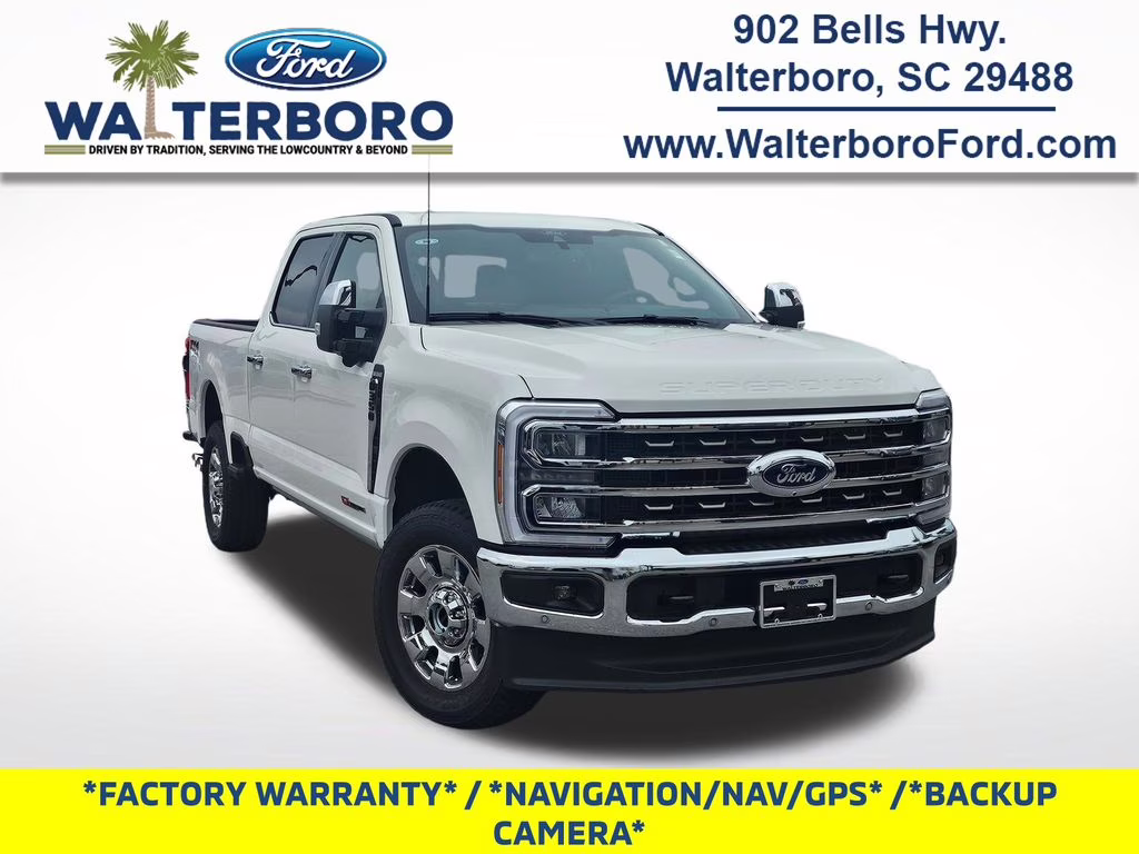 2026 Star White Metallic Tri-Coat Ford Super Duty F-350 SRW King Ranch 4X4 Truck