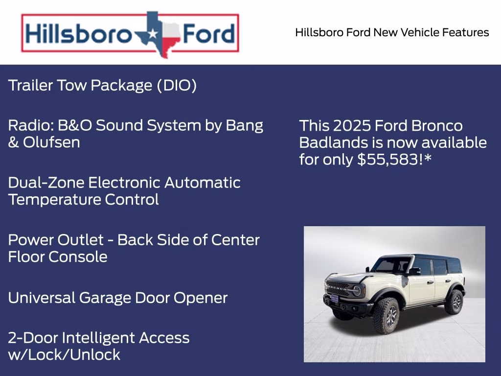 2025 Desert Sand Ford Bronco Badlands 4X4 SUV